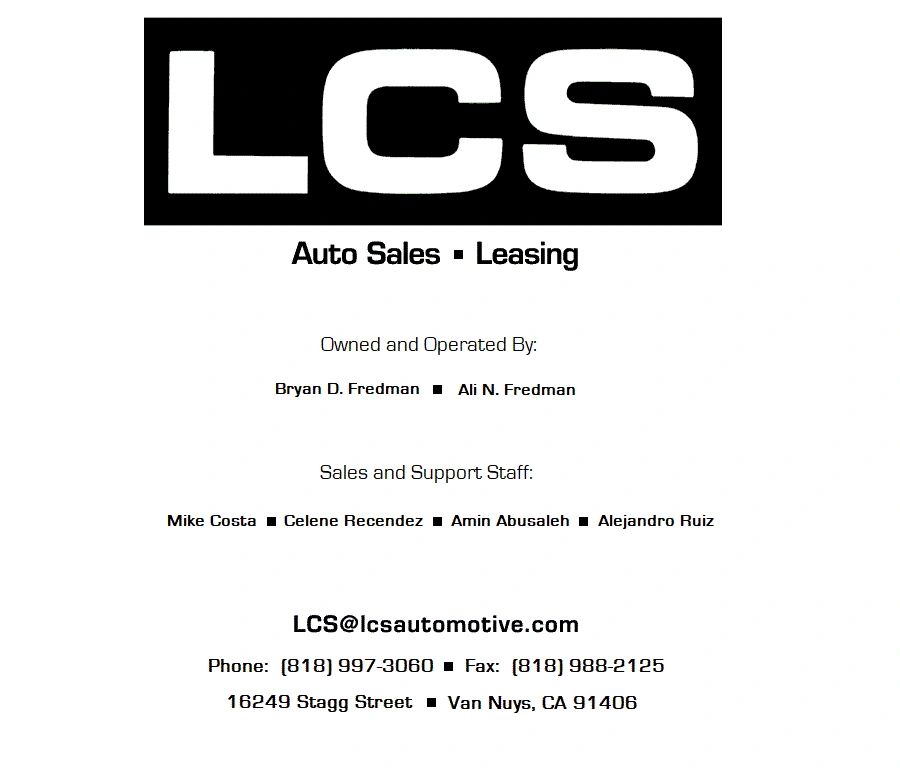 LCS Automotive Auto Broker, Auto Dealer, Car Leasing
